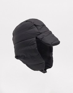 Черная дутая шапка 2008 Rains-Черный