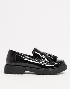 Черные лакированные туфли Glamorous-Черный цвет