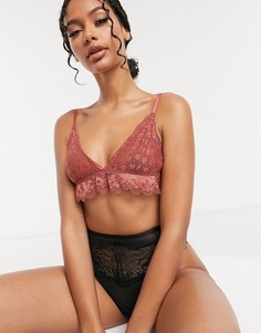 Розовый кружевной бралетт NA-KD