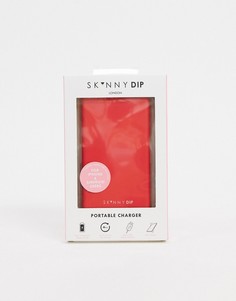 Портативное зарядное устройство Skinnydip scarlett-Красный