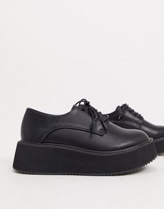 Черные туфли на массивной подошве Koi London-Черный