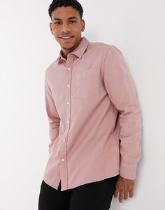 Розовая рубашка Topman-Розовый цвет