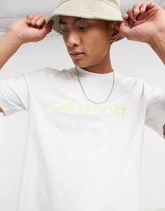 Футболка с надписью Carhartt WIP-Белый