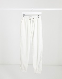 Белые брюки карго из светоотражающего материала Sixth June-Белый