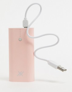 Эксклюзивное розовое зарядное устройство емкостью 4000 мА·ч Thumbs Up-Бесцветный