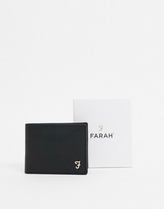 Черный бумажник Farah Burnley