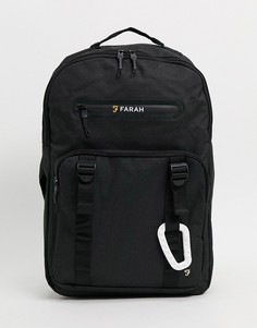 Черный рюкзак с карабином Farah Cadan-Черный цвет