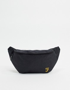 Черная нейлоновая сумка-кошелек на пояс Farah-Черный цвет