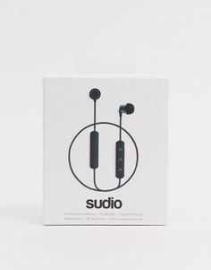Черные наушники с системой Вluetooth Sudio-Бесцветный