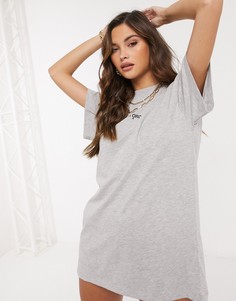 Платье-футболка с логотипом New Girl Order-Серый