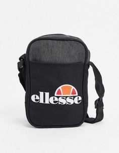 Черная сумка для полетов с большим логотипом ellesse-Черный