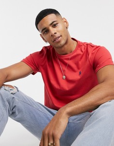 Красная футболка с логотипом Polo Ralph Lauren-Красный