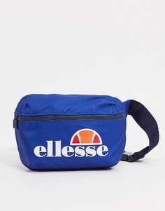 Синяя сумка-кошелек на пояс с большим логотипом ellesse-Синий