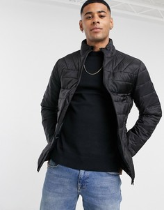 Черная дутая куртка Burton Menswear-Черный