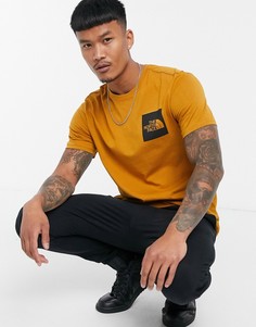 Коричневая футболка The North Face Fine-Коричневый