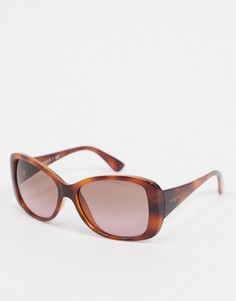 Большие квадратные солнцезащитные очки Vogue 0VO2843S-Коричневый