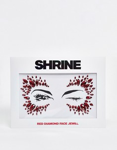Красные стразы для лица Shrine Halloween-Красный