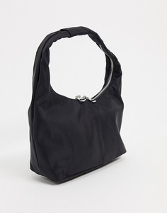 Черная сумка на плечо Weekday-Черный