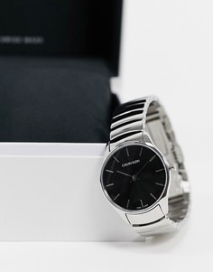 Серебристые наручные часы Calvin Klein-Серебряный