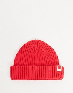 Красная шапка-бини в рыбацком стиле Jack & Jones-Красный