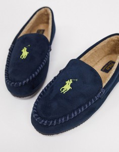 Темно-синие слиперы Ralph Lauren-Темно-синий
