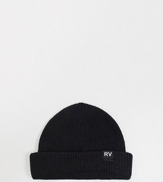 Черная шапка-бини в стиле унисекс Reclaimed Vintage-Черный цвет