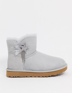 Серые полусапожки со звездами UGG-Серый