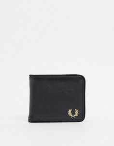Черный классический бумажник Fred Perry