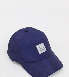 Блестящая кепка темно-синего цвета с логотипом Ellesse, эксклюзивно для ASOS-Темно-синий