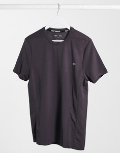 Культовая коричневая футболка из быстросохнущей ткани ASOS 4505-Коричневый