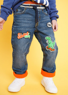 Утеплённые джинсы для мальчиков O'stin