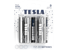 Батарейка D - Tesla Silver+ (2 штуки)