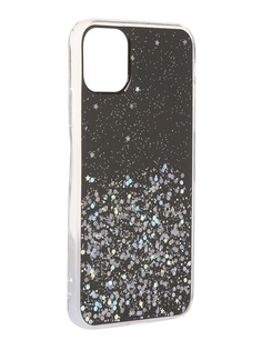 Чехол Bruno для APPLE iPhone 11 011057 TPU с блестками Black b20869 Br.Uno