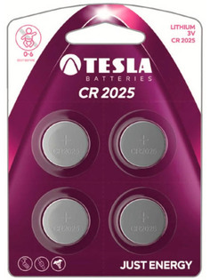 Батарейка CR2025 - Tesla (4 штук)