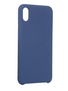 Чехол LuxCase для Apple iPhone XS Max Soft Touch Premium Blue 69017