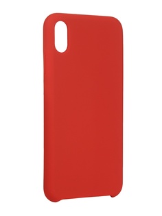 Чехол LuxCase для Apple iPhone XS Max Soft Touch Premium Red 69018