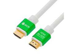 Аксессуар GCR HDMI M/M v2.0 50cm White-Green GCR-51296 Greenconnect