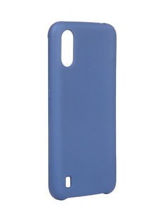 Чехол Innovation для Samsung Galaxy A01 Silicone Cover Blue 16838