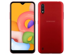 Сотовый телефон Samsung SM-A015F Galaxy A01 2Gb/16Gb Red & Wireless Headphones Выгодный набор + серт. 200Р!!!