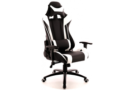 Компьютерное кресло Everprof Lotus S6 экокожа Black-White Выгодный набор + серт. 200Р!!!