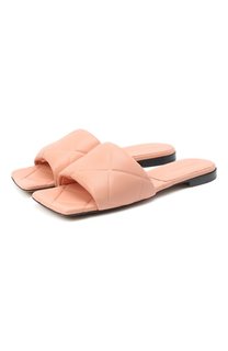 Кожаные шлепанцы BV Rubber Lido Bottega Veneta
