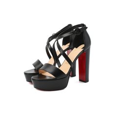 Кожаные босоножки Loubi Bee Alta 130 Christian Louboutin