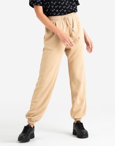 Карамельные спортивные брюки-багги Gloria Jeans