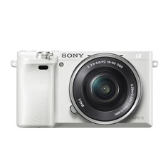 Системные камеры Фотоаппарат SONY Alpha A6000LW kit ( E PZ 16-50мм f/3.5-5.6 OSS), белый [ilce6000lw.cec]