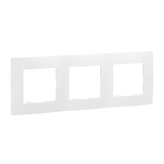 Рамка Legrand Etika (672503) накладная 3xMosaic ABS белый
