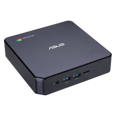 Компьютеры Неттоп ASUS Chromebox3-NC205U, Intel Celeron 3867U, DDR4 4ГБ, 32ГБ(SSD), Intel HD Graphics 610, CR, Chrome OS, серый [90ms01b1-m02060]