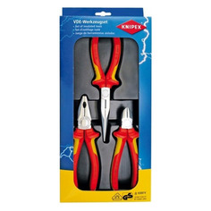 Набор инструментов KNIPEX KN-002012, 3 предмета, диэлектрический