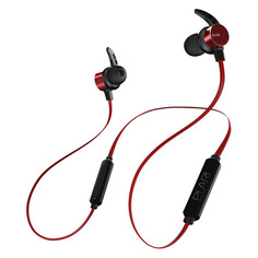 Гарнитура ELARI BeatBand, Bluetooth, вкладыши, красный/черный [ebb-001]