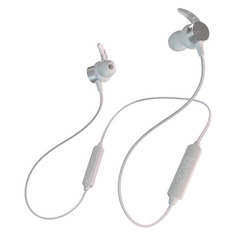 Гарнитура ELARI BeatCord, Bluetooth, вкладыши, белый/серебристый [ebc-001]