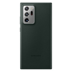 Чехол (клип-кейс) SAMSUNG Leather Cover, для Samsung Galaxy Note 20 Ultra, зеленый [ef-vn985lgegru]